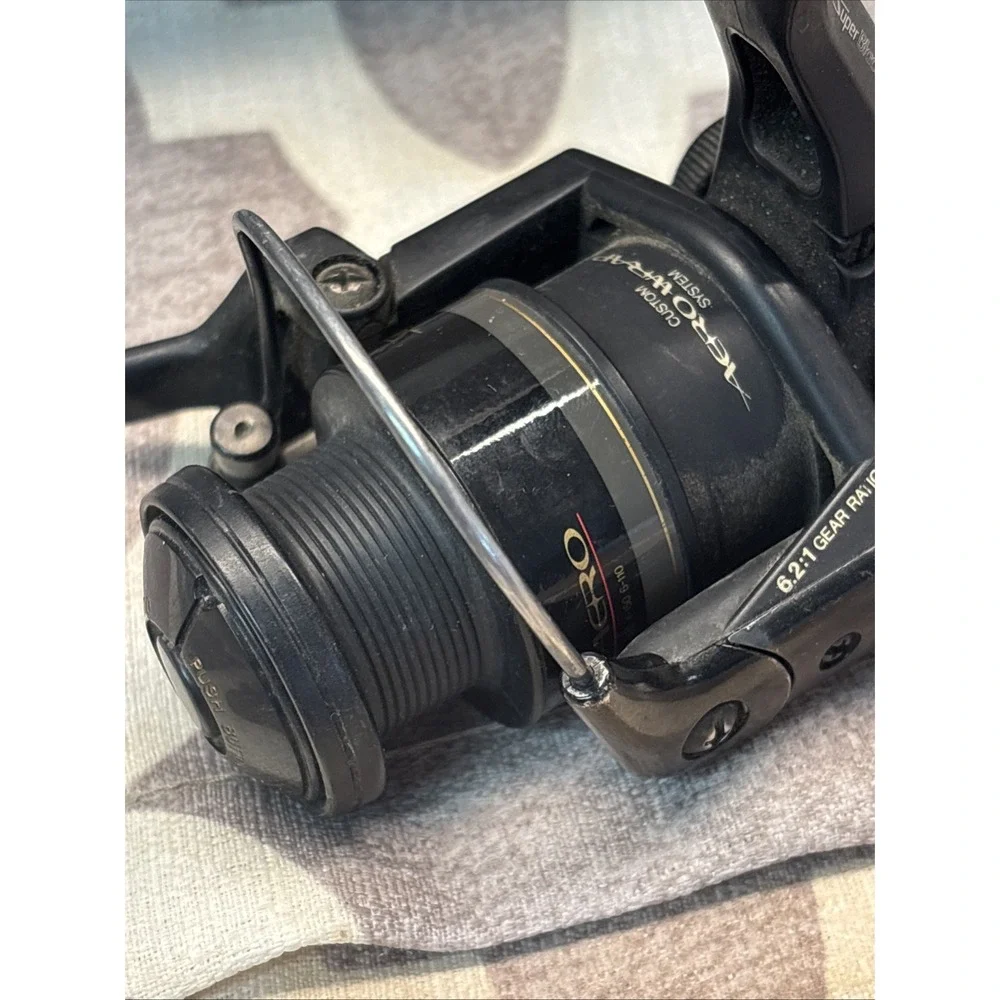 Shimano Super Black Aero XT-7 Composite Spinning Fishing Reel Fightin'star Wood